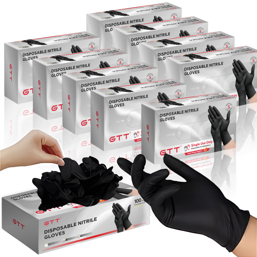 ถุงมือตรวจโรคไนไตรล์สีดำ 100-1 - Exam Glove Nitrile บทวิจารณ์และราคา