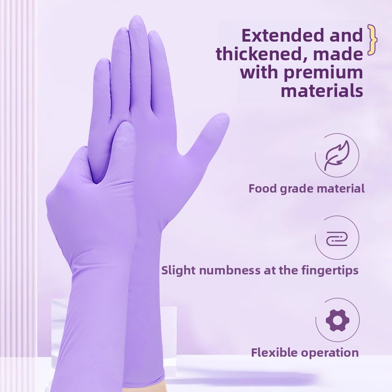 ถุงมือล้างจานขนาด 12 นิ้ว ยางล - Rubber Glove Cleaning บทวิจารณ์และราคา
