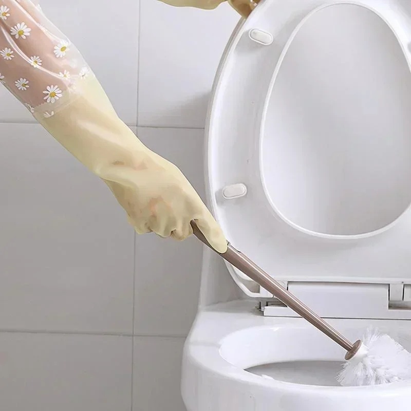 ถุงมือยางแขนยาวสำหรับใช้ในครัว - Rubber Glove Cleaning บทวิจารณ์และราคา