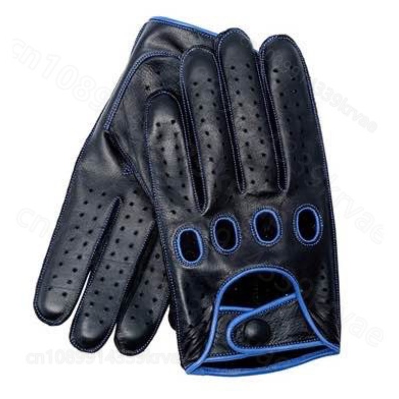 ถุงมือขับรถระบายอากาศถุงมือผู้ - Leather Driving Glove บทวิจารณ์และราคา