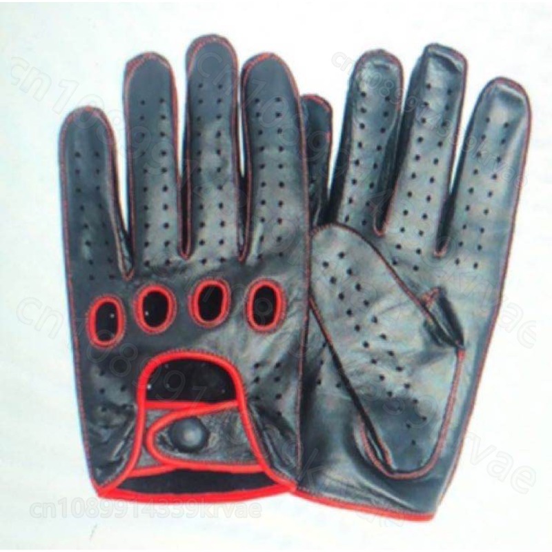 ถุงมือขับรถระบายอากาศถุงมือผู้ - Leather Driving Glove บทวิจารณ์และราคา