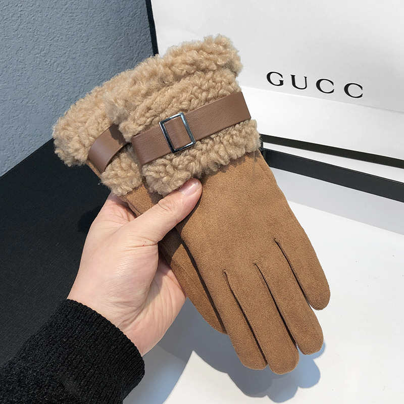 ถุงมือฤดูหนาวของผู้หญิงหนาอบอุ - Wool Glove Lined บทวิจารณ์และราคา