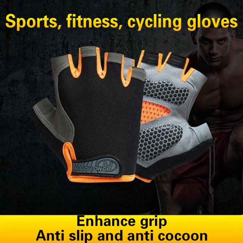 ถุงมือปั่นจักรยานแบบครึ่งนิ้วส - Workout Glove Gym บทวิจารณ์และราคา