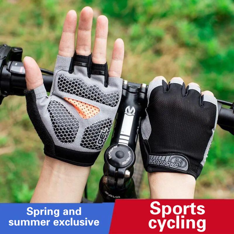 ถุงมือปั่นจักรยานแบบครึ่งนิ้วส - Workout Glove Gym บทวิจารณ์และราคา